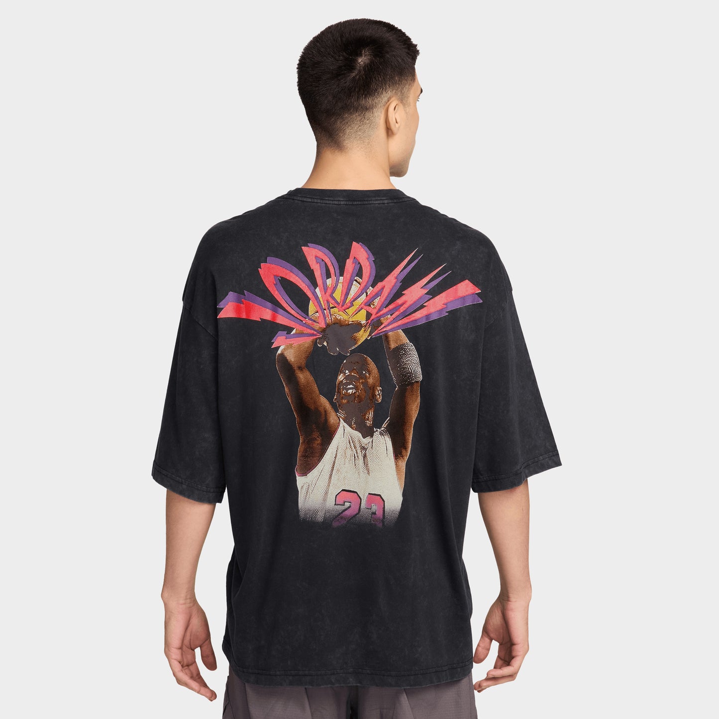 Jordan Flight Reissue T-shirt Graphique à manches courtes / Noir / Blanc