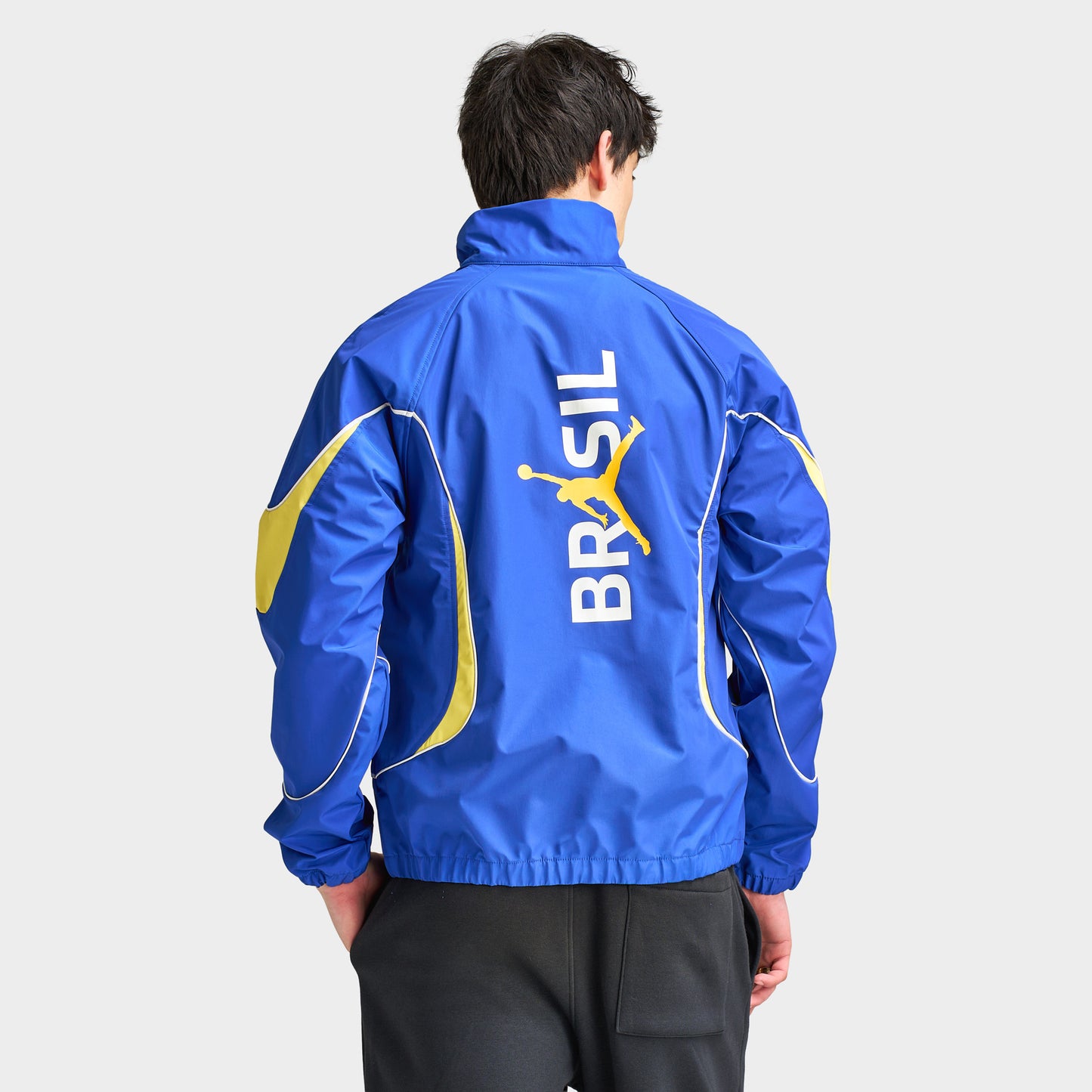 Jordan MJ Veste Anthem P6 Old Royal / Jaune Pulse - Blanc