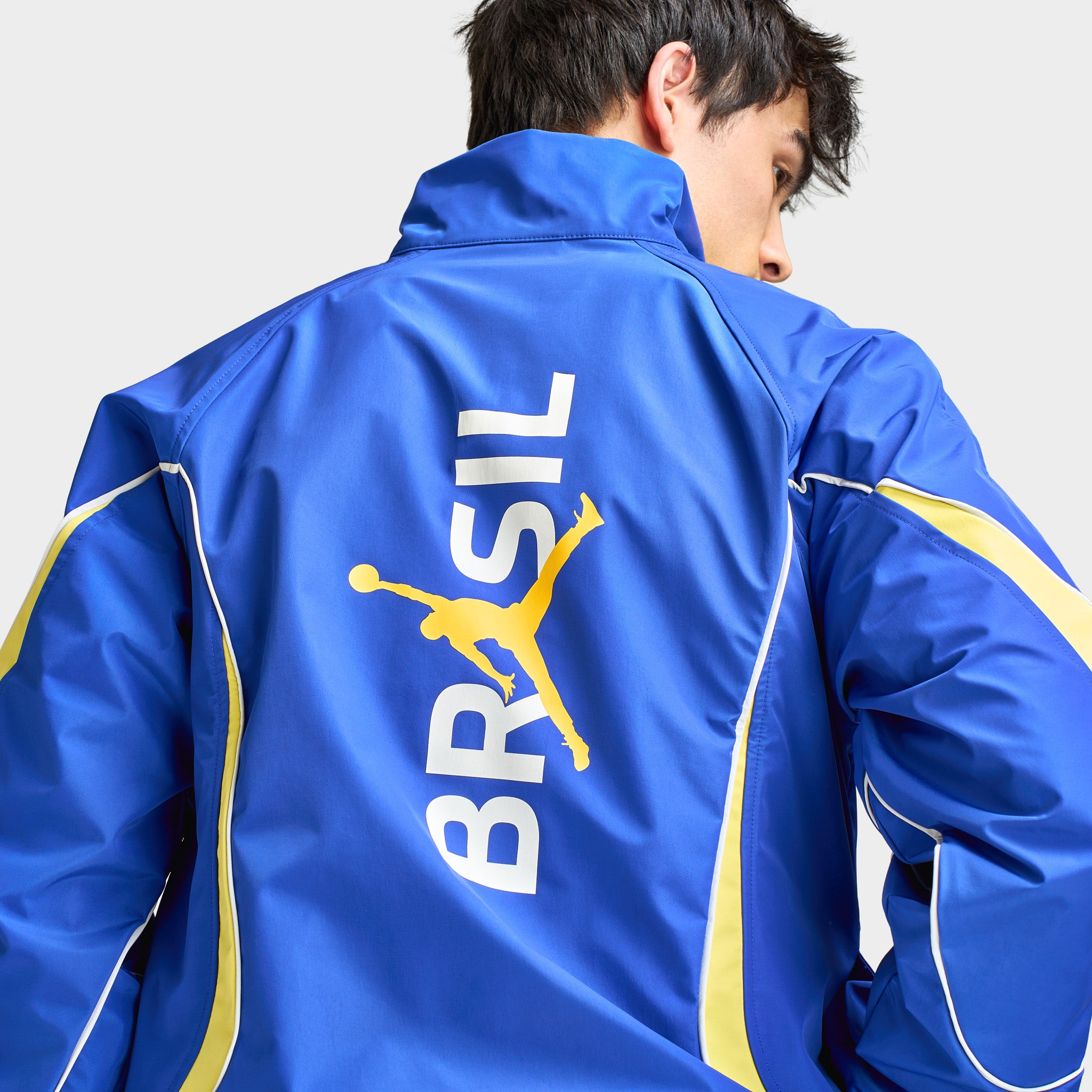 Jordan×footballteamコラボトラックジャケット Jordan MJ Anthem Jacket P6 Old Royal / Yellow Pulse - White – JD