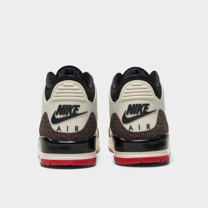 Jordan 3 Rétro OG Voile / Noir - Rouge Universitaire