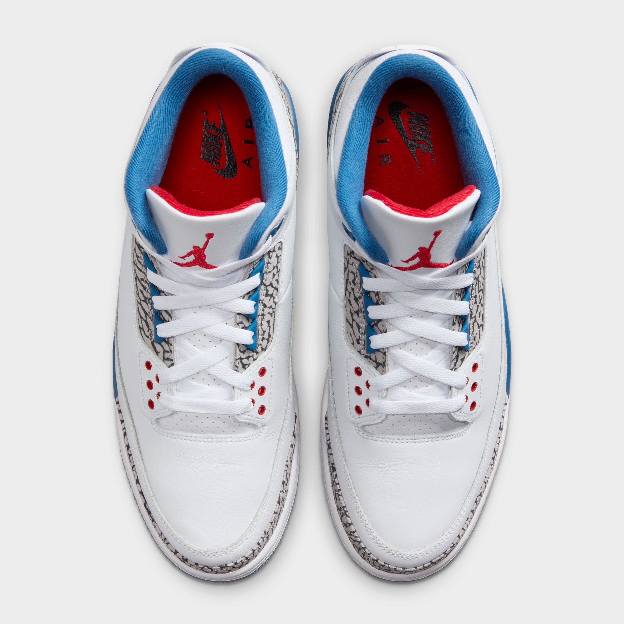 Jordan 3 Retro White / True Blue - Fire Red – JD Sports
