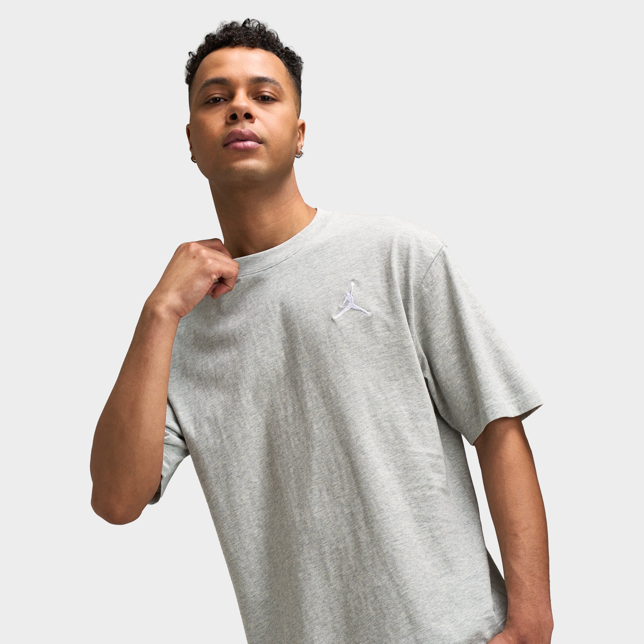 Jordan Embroidered Jumpman T-shirt / Grey – JD Sports
