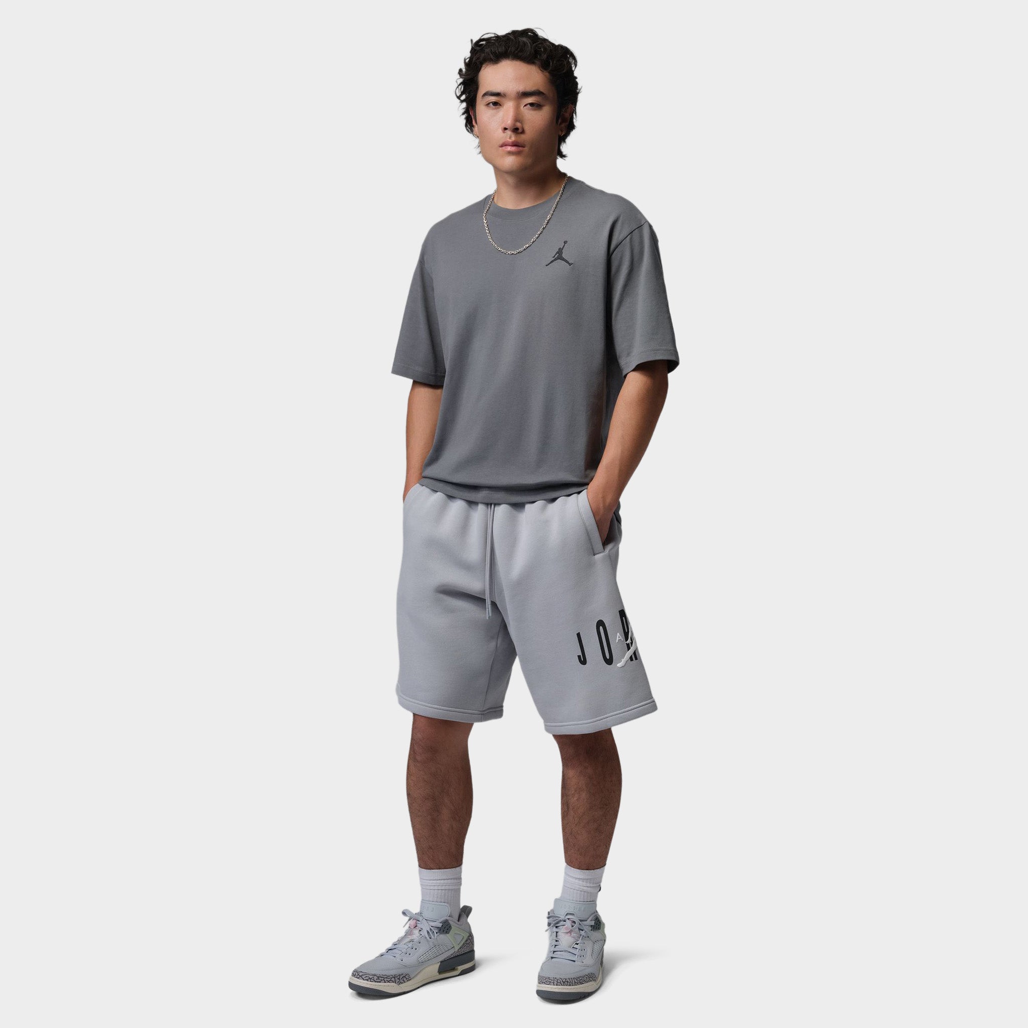 Jordan Men's Embroidered Jumpman T-Shirt Iron Grey / Black – JD Sports