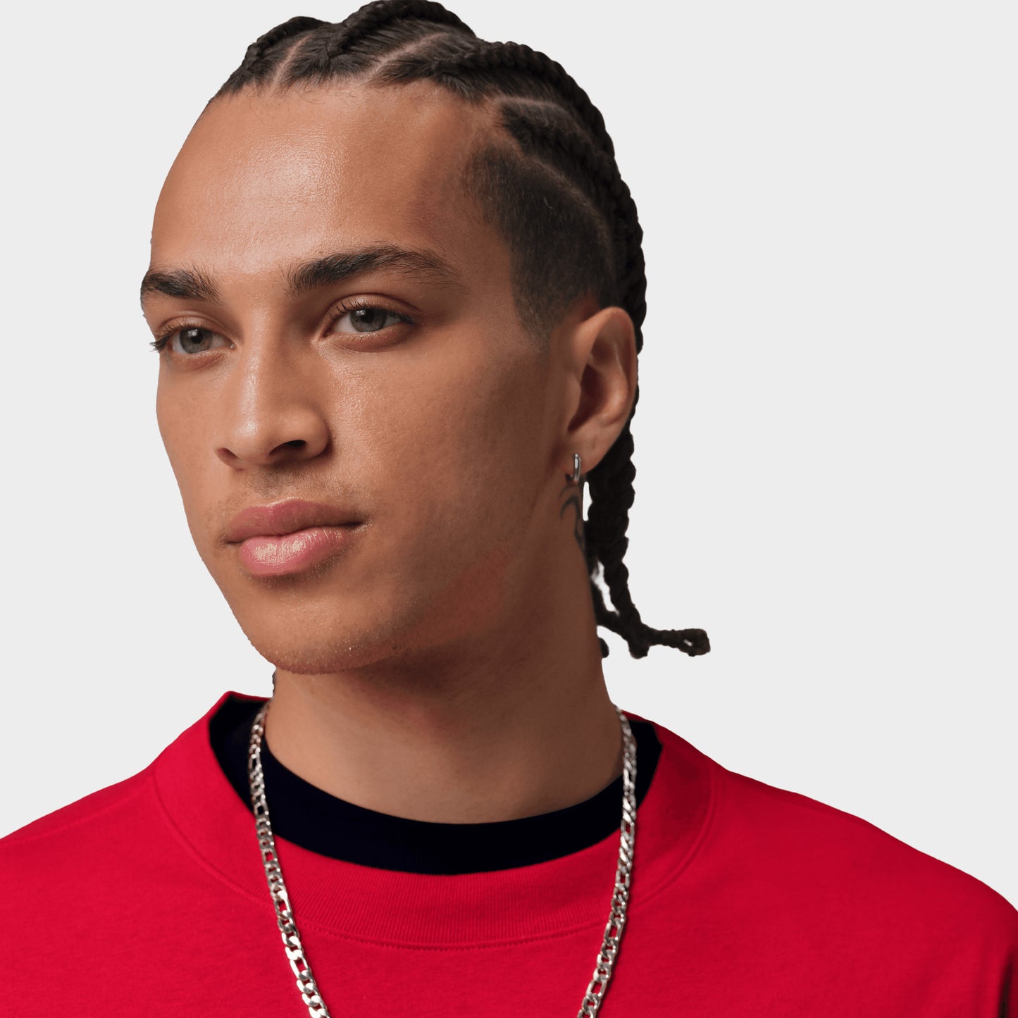 Jordan Hommes Jumpman T-shirt Brodé Rouge Gym / Noir
