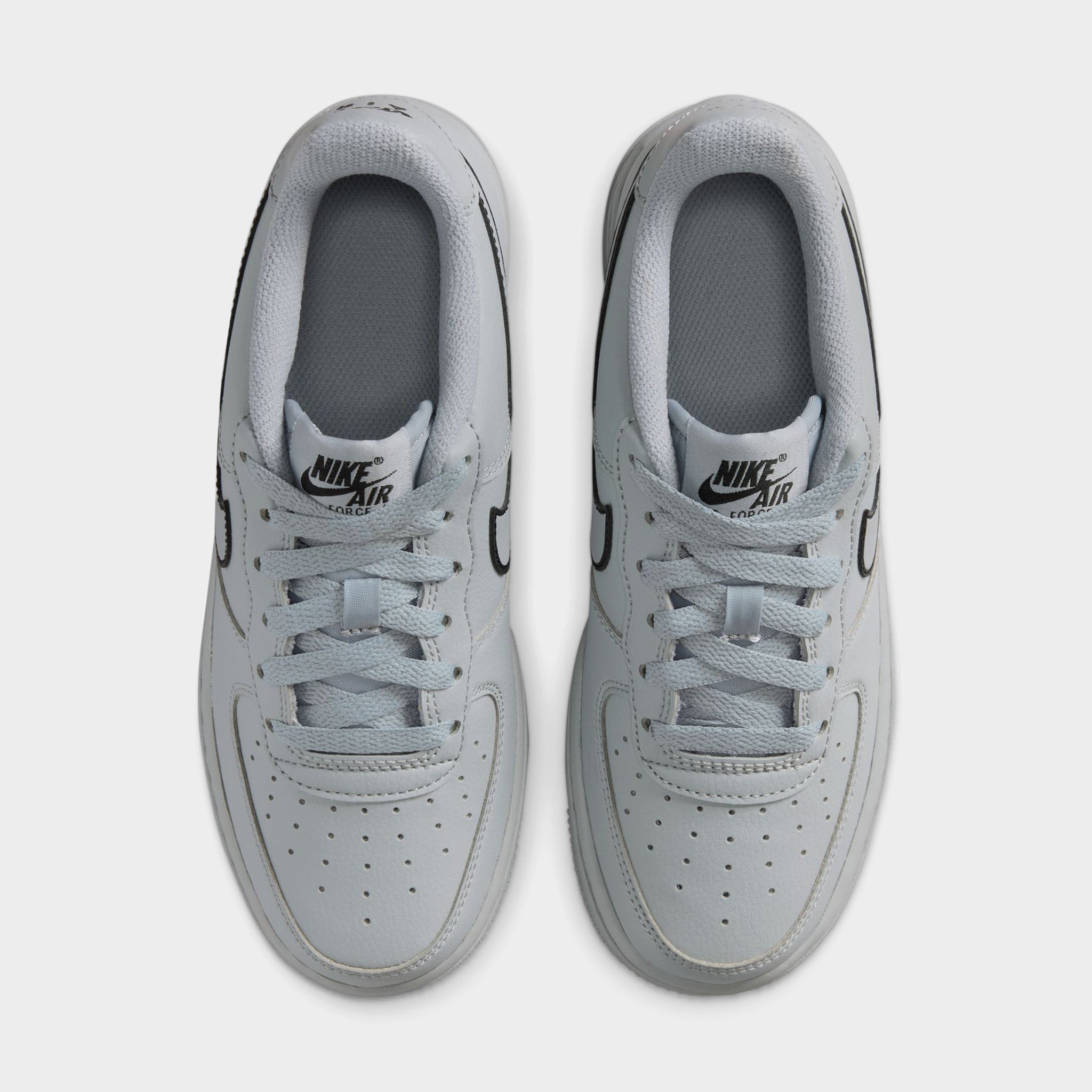 Nike Air Force 1 GS Light Smoke Grey / Black – JD Sports