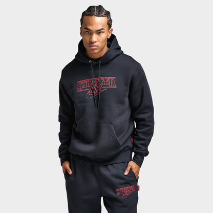 Nike Energy Club Chandail à Capuchon Stranger Things 5 / Noir