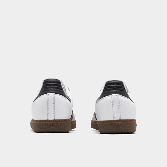 adidas Originals Femmes Samba OG Chaussures Blanc / Noir de Base - Granit Clair