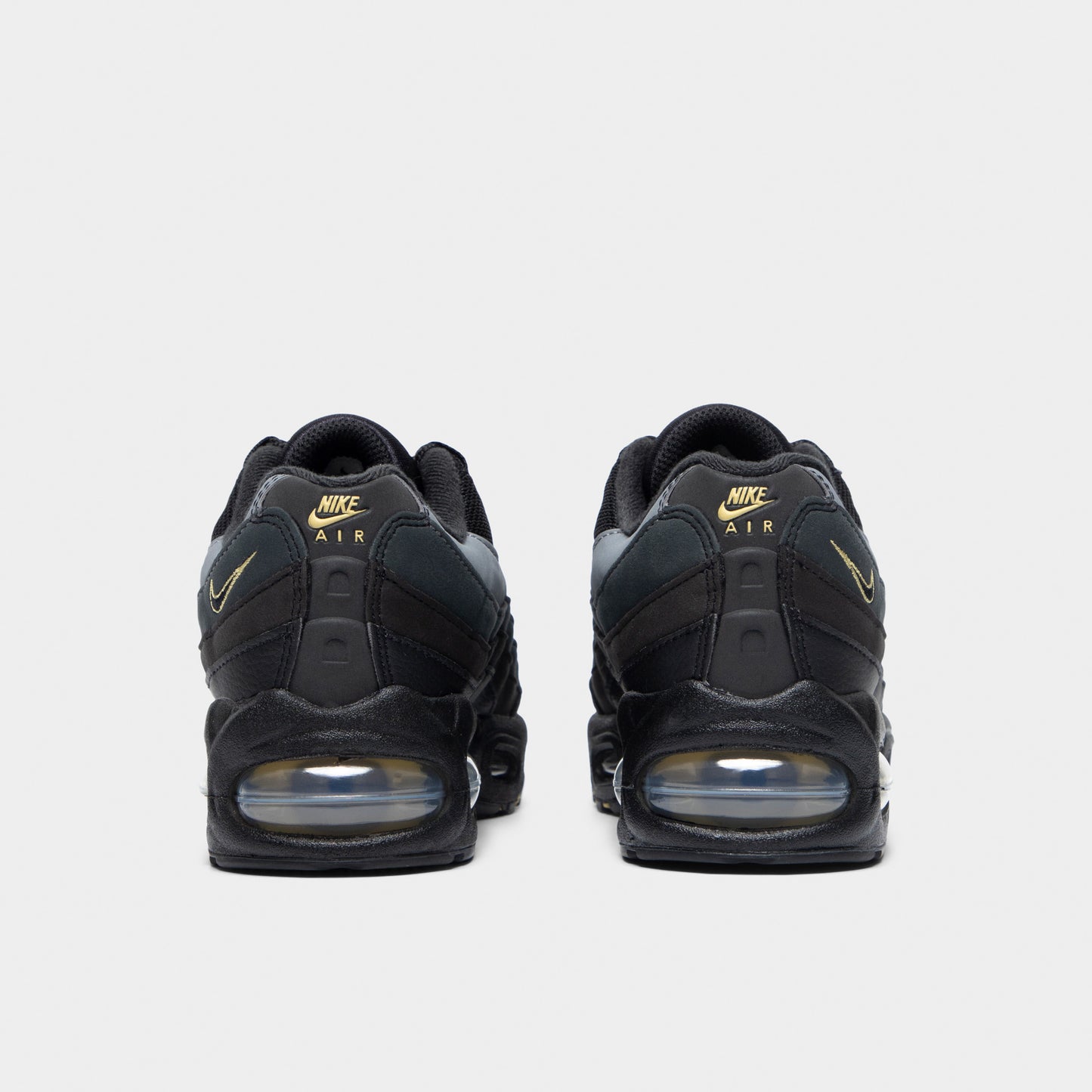 Nike Air Max 95 GS Noir / Or Buffle - Anthrachite