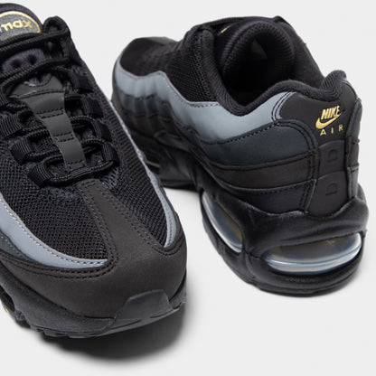 Nike Air Max 95 GS Noir / Or Buffle - Anthrachite