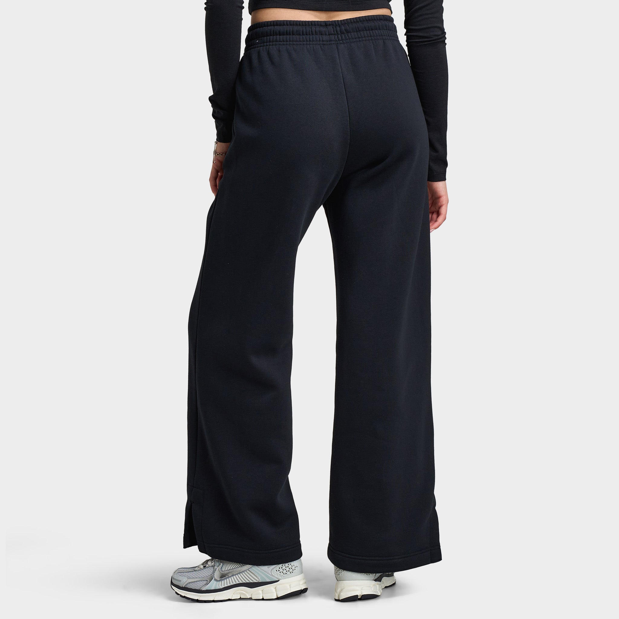 Nike Sportswear Phoenix Fleece High Rise Pants Wide / Black / Sail