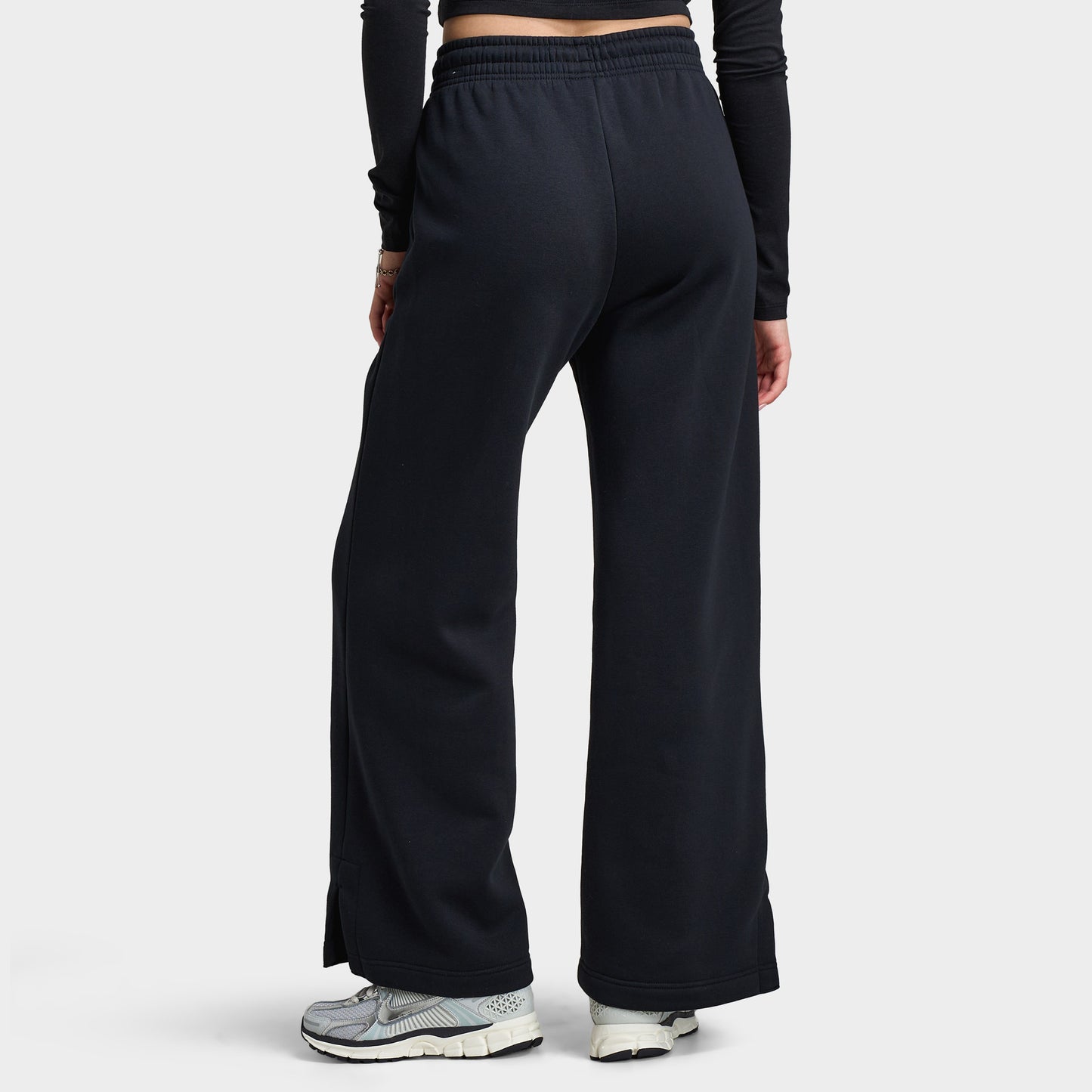 Nike Sportswear Phoenix Fleece High Rise Pants Wide /  Black / Sail