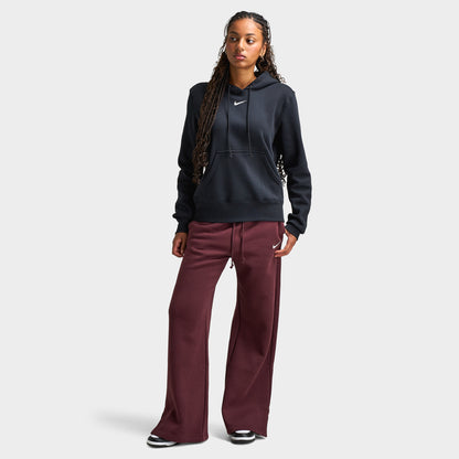 Nike Sportswear Women's Phoenix Fleece High-Waisted Pants Burgundy Crush / Sail