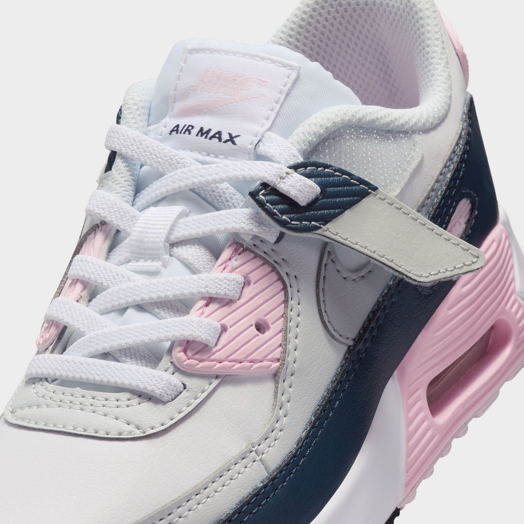 Nike Air Max 90 Easy On PS White / Wolf Grey - Pink Foam – JD Sports