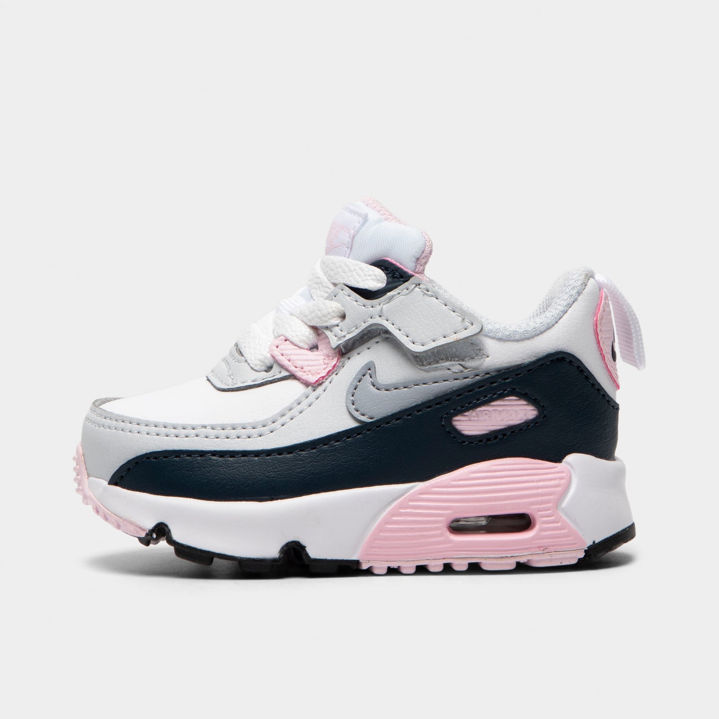 Nike Air Max 90 Easy On TD White / Pink Foam - Armoury Navy