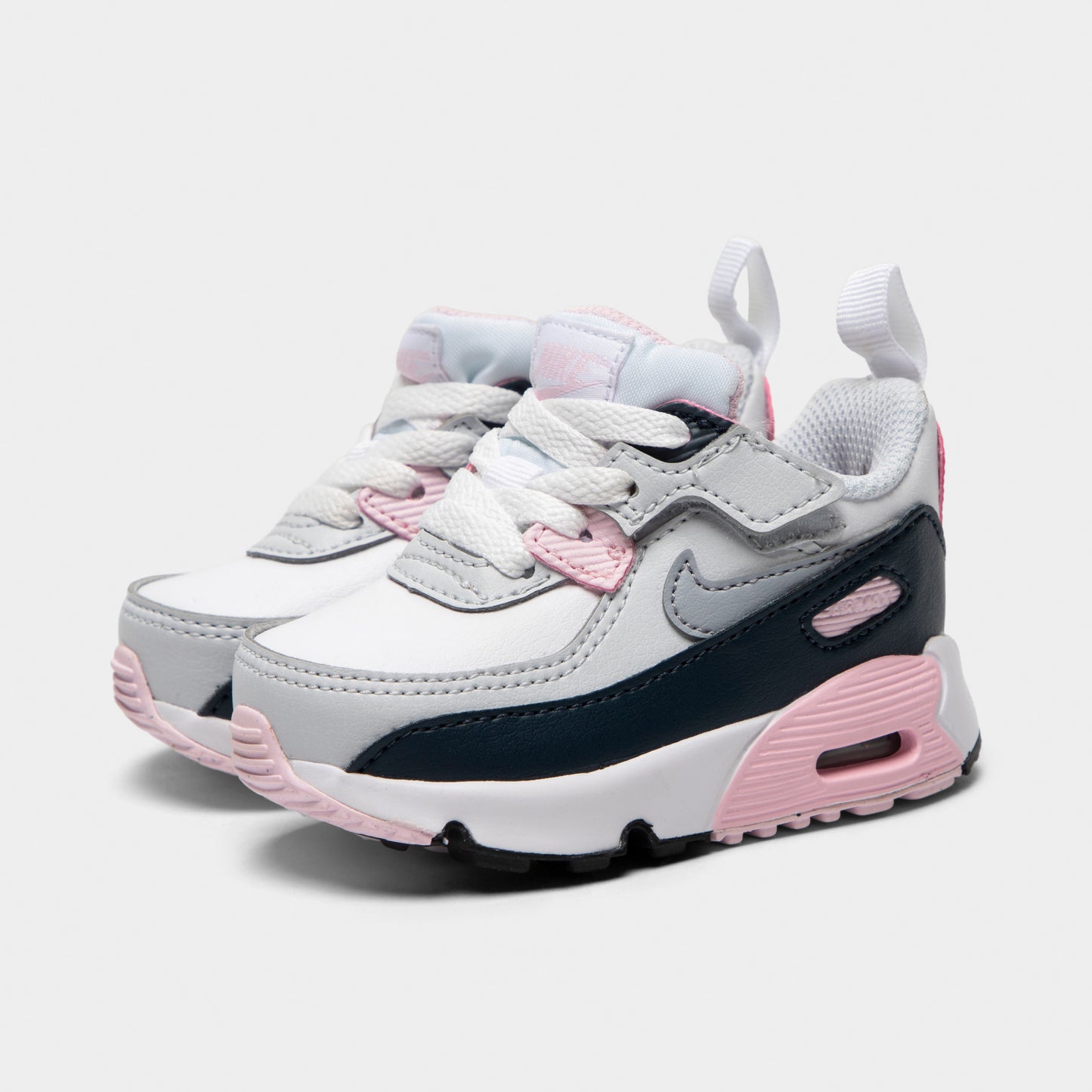 Nike Air Max 90 Easy On TD White / Pink Foam - Armoury Navy