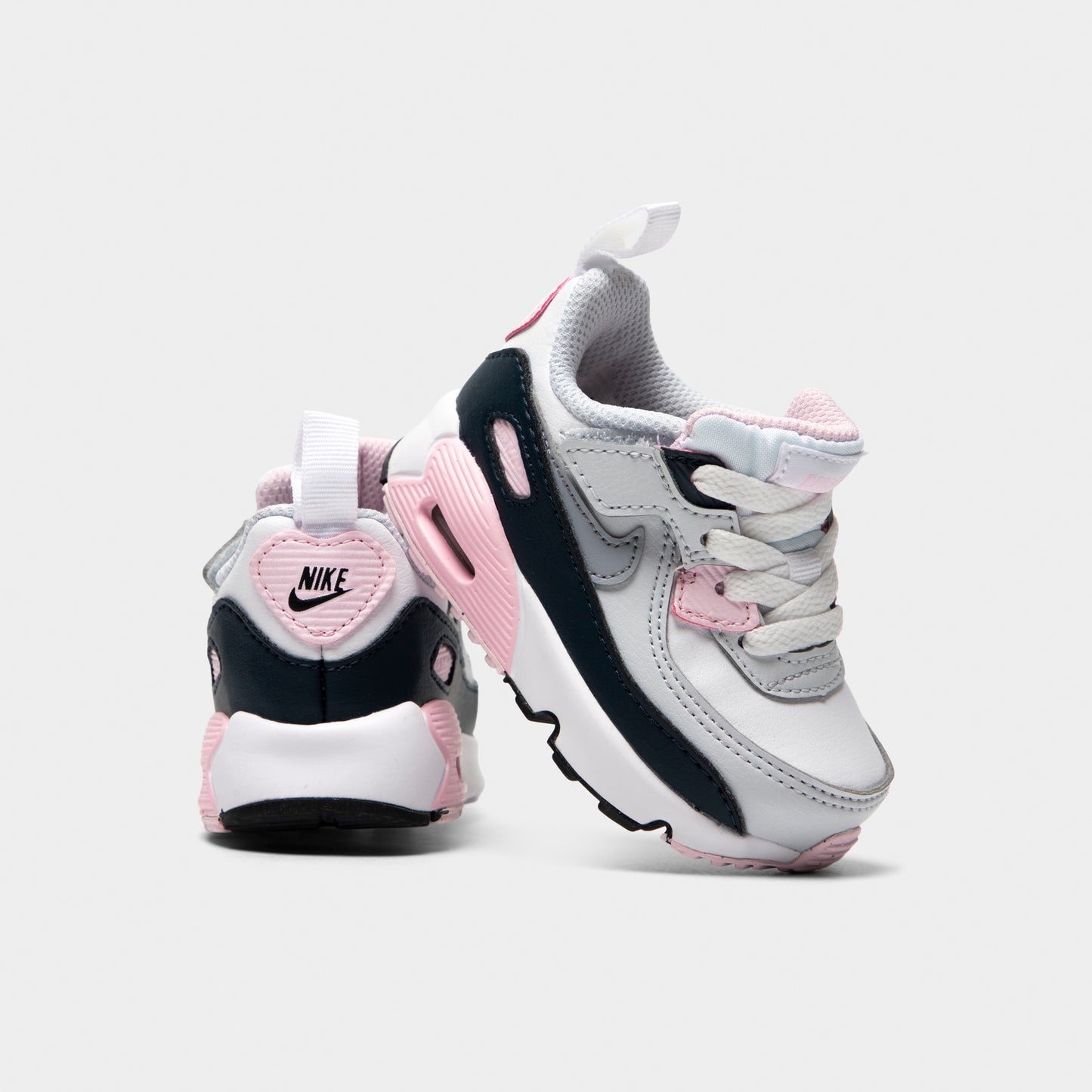 Nike Air Max 90 Easy On TD White / Pink Foam - Armoury Navy
