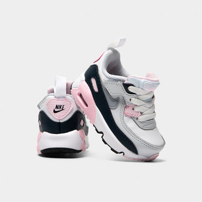 Nike Air Max 90 Easy On TD White / Pink Foam - Armoury Navy