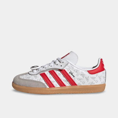 adidas Children's Samba OG "White / Better Scarlet - Gum" shoe. Shop Sneaker Releases now at JD Sports.