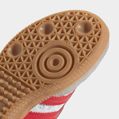 adidas Children's Samba OG White / Better Scarlet - Gum