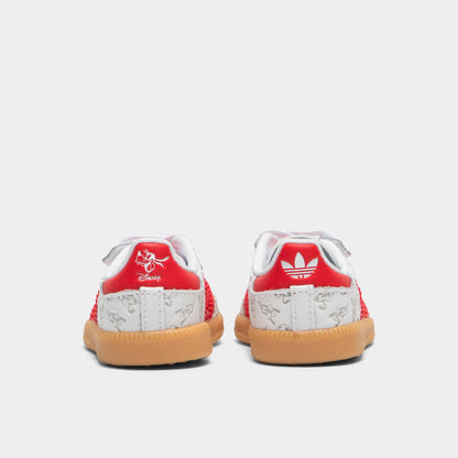 adidas Nourrisson Samba OG Blanc / Better Scarlet - Gomme