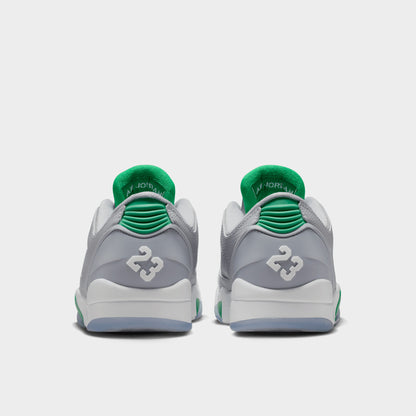 Jordan Sixty Plus Low Wolf Grey / White - Lucky Green