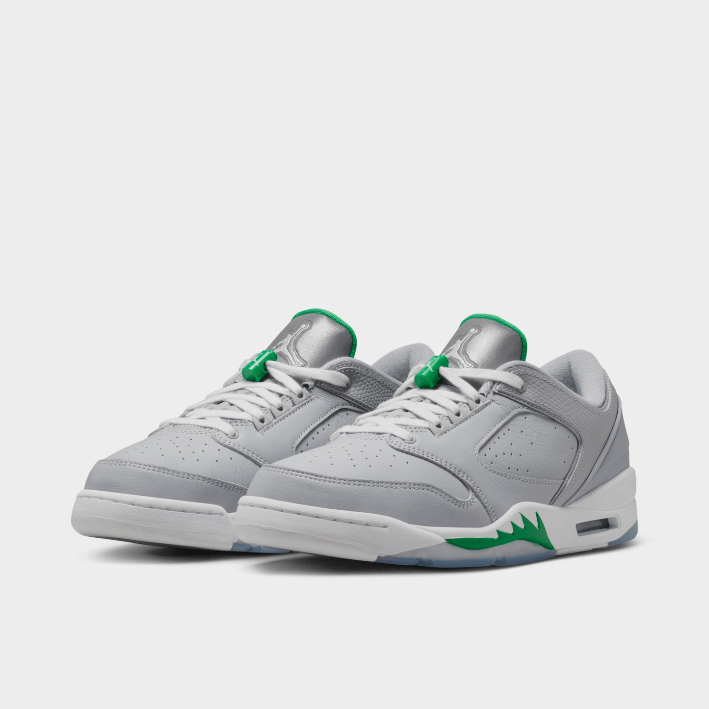 Jordan Sixty Plus Low Wolf Grey / White - Lucky Green