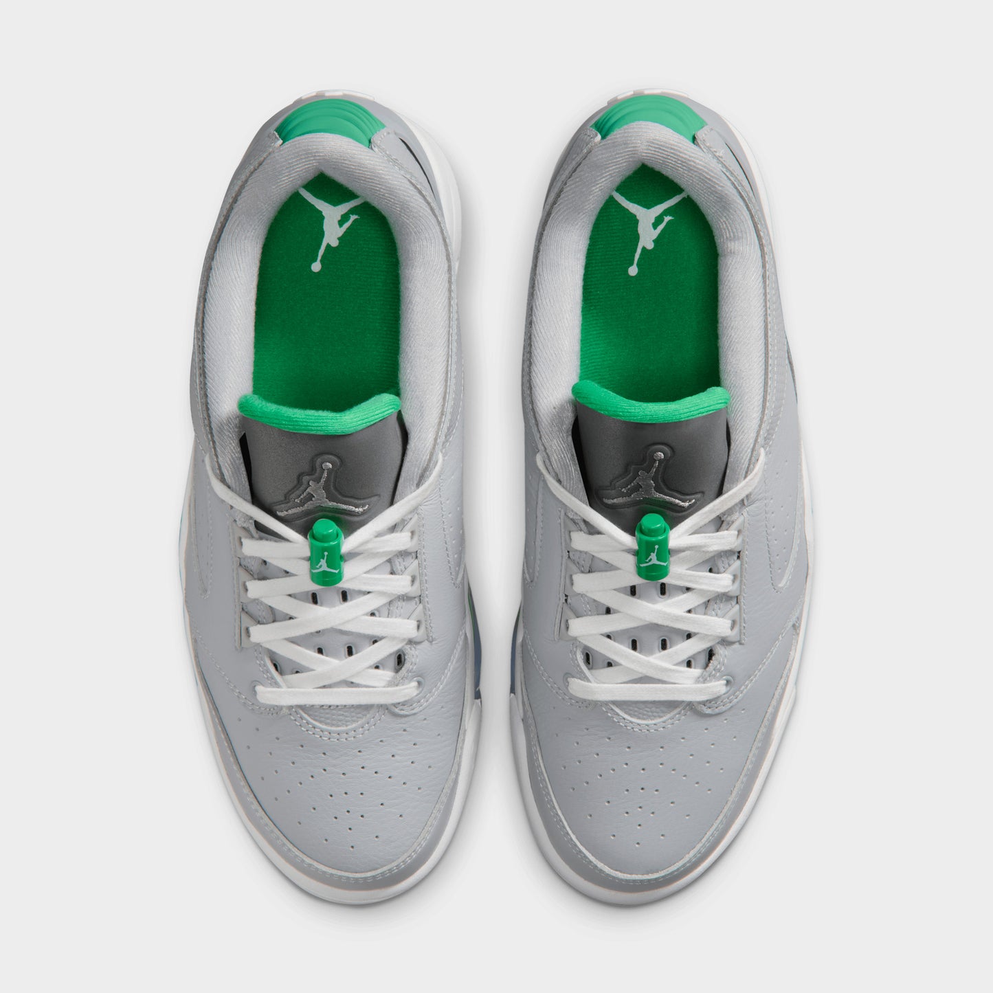 Jordan Sixty Plus Low Wolf Grey / White - Lucky Green