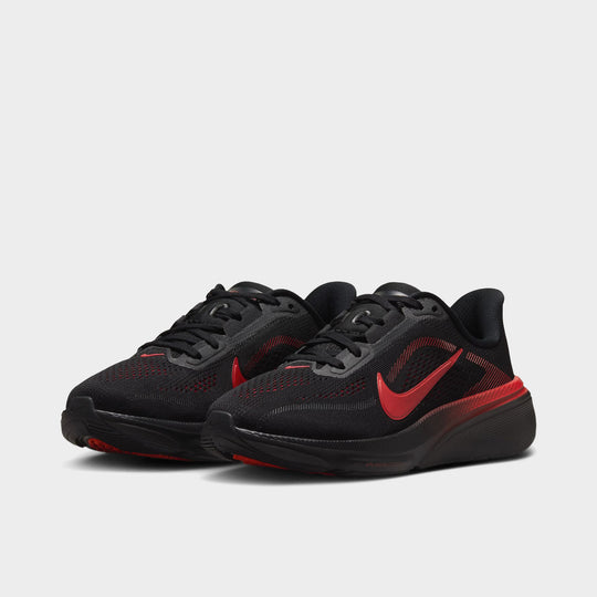 Nike Pegasus 42 Junior Noir / Cramoisi Vif - Rouge Université