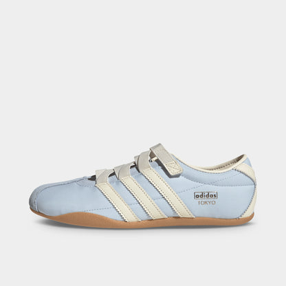 adidas Women's Tokyo Mary Jane Crystal Sky / Cream White - Gold Metallic