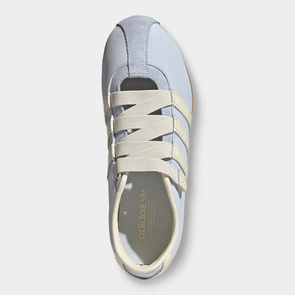 adidas Women's Tokyo Mary Jane Crystal Sky / Cream White - Gold Metallic
