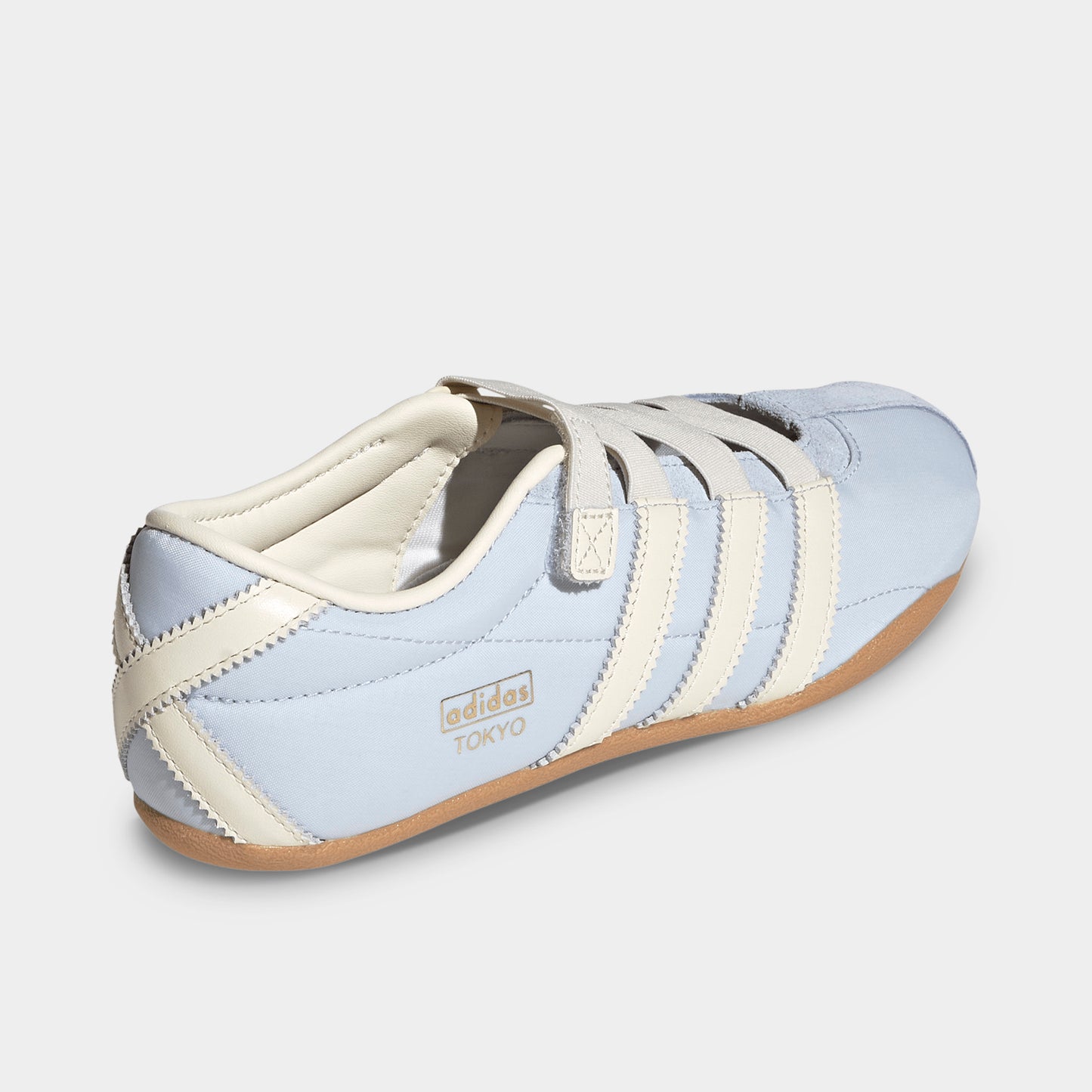 adidas Women's Tokyo Mary Jane Crystal Sky / Cream White - Gold Metallic