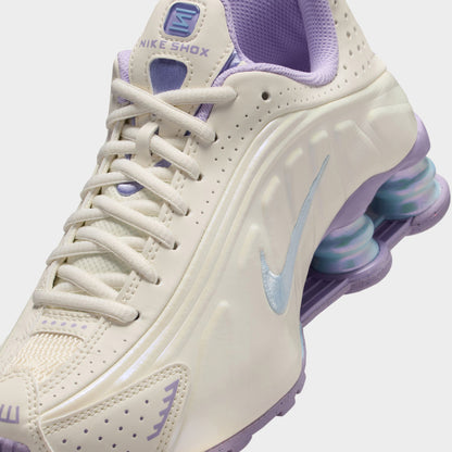 Nike Shox R4 NA13 GS Soft Pearl / Celestine Blue - Hydrangeas