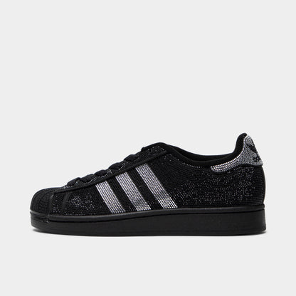 adidas Women's Superstar II Black / Silver Metallic