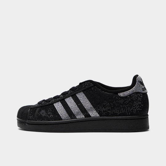 adidas Women's Superstar II Black / Silver Metallic