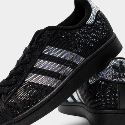adidas Women's Superstar II Black / Silver Metallic