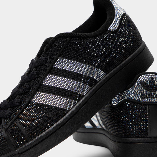 adidas Women's Superstar II Black / Silver Metallic