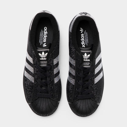 adidas Women's Superstar II Black / Silver Metallic