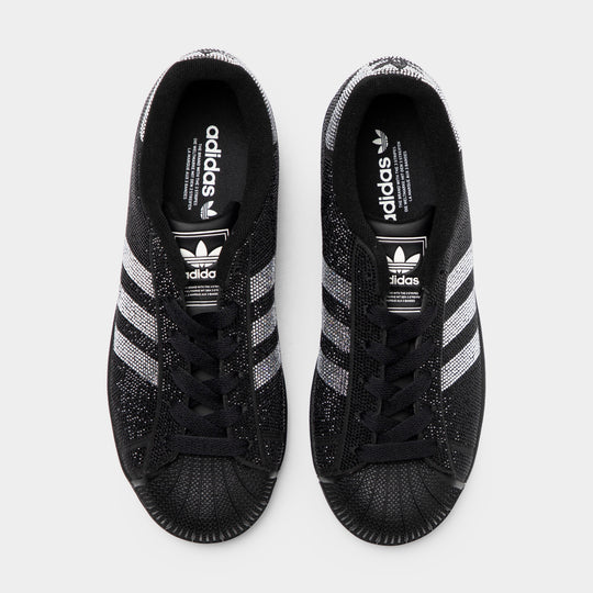 adidas Women's Superstar II Black / Silver Metallic