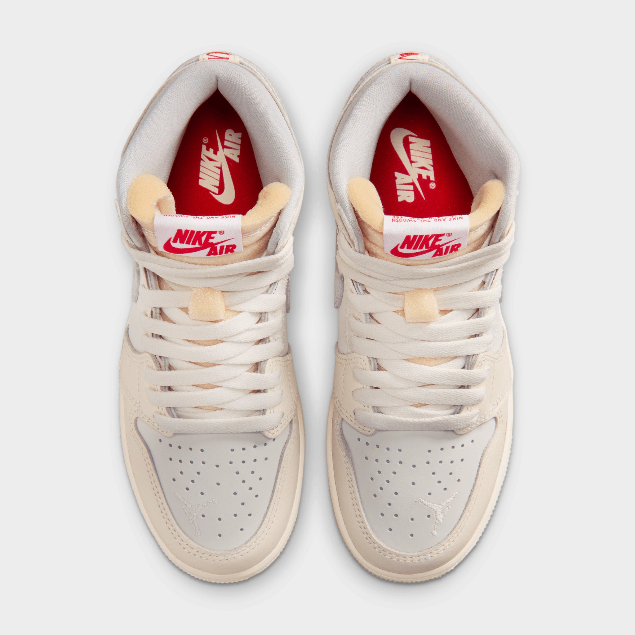 Jordan 1 Retro High OG GS Sail / University Red - Pale Ivory – JD