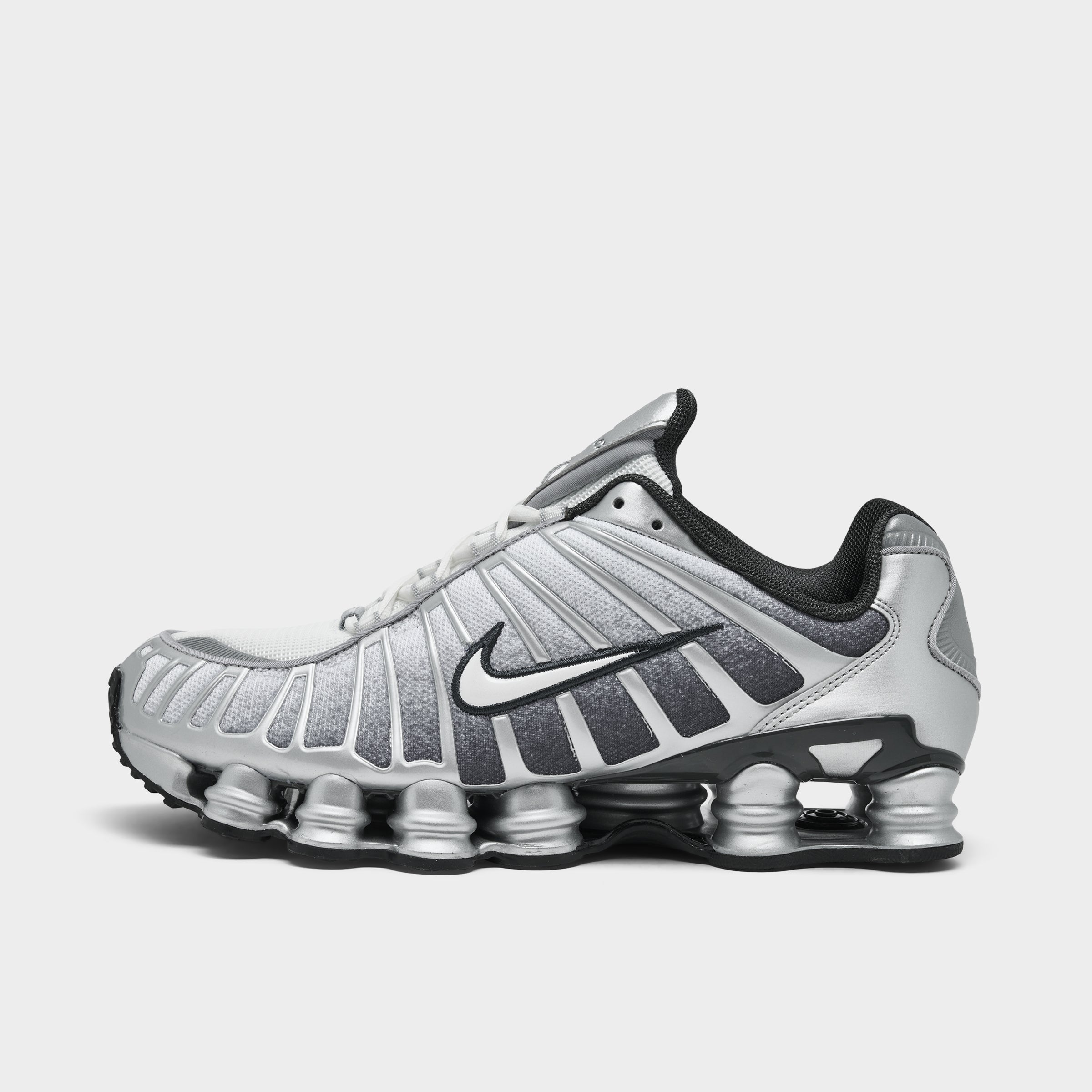 靴 Nike Shox TL Black and llic Silver FV0939-001 Nike Shox TL Black Metallic Silver Iron Grey