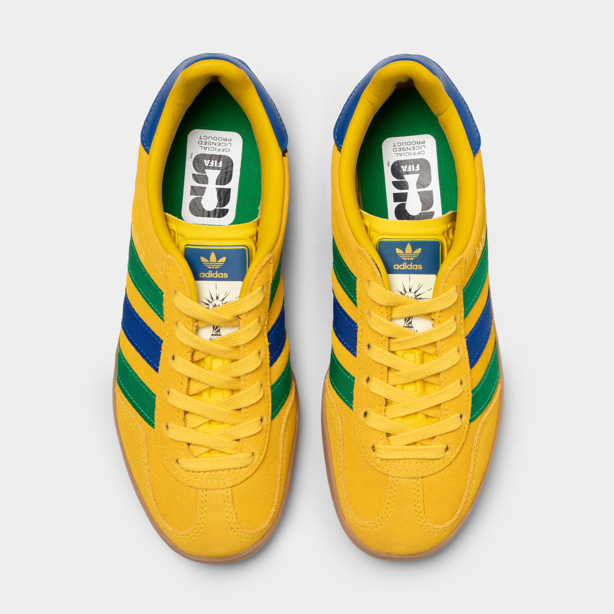 adidas Juniors' Gazelle Indoor Equipment Yellow / Collegiate Royal