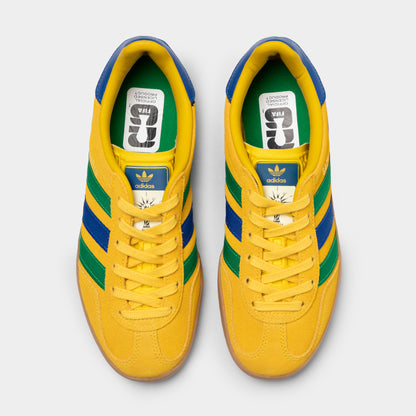 adidas Juniors' Gazelle Indoor Equipment Yellow / Collegiate Royal - Green