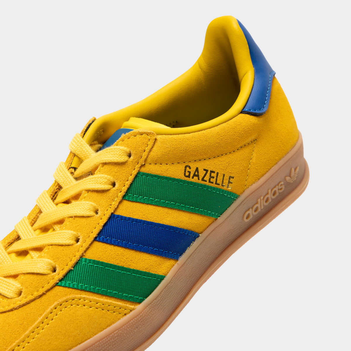 adidas gazelle silver green womens adidas Gazelle Indoor Bright Yellow main image 0