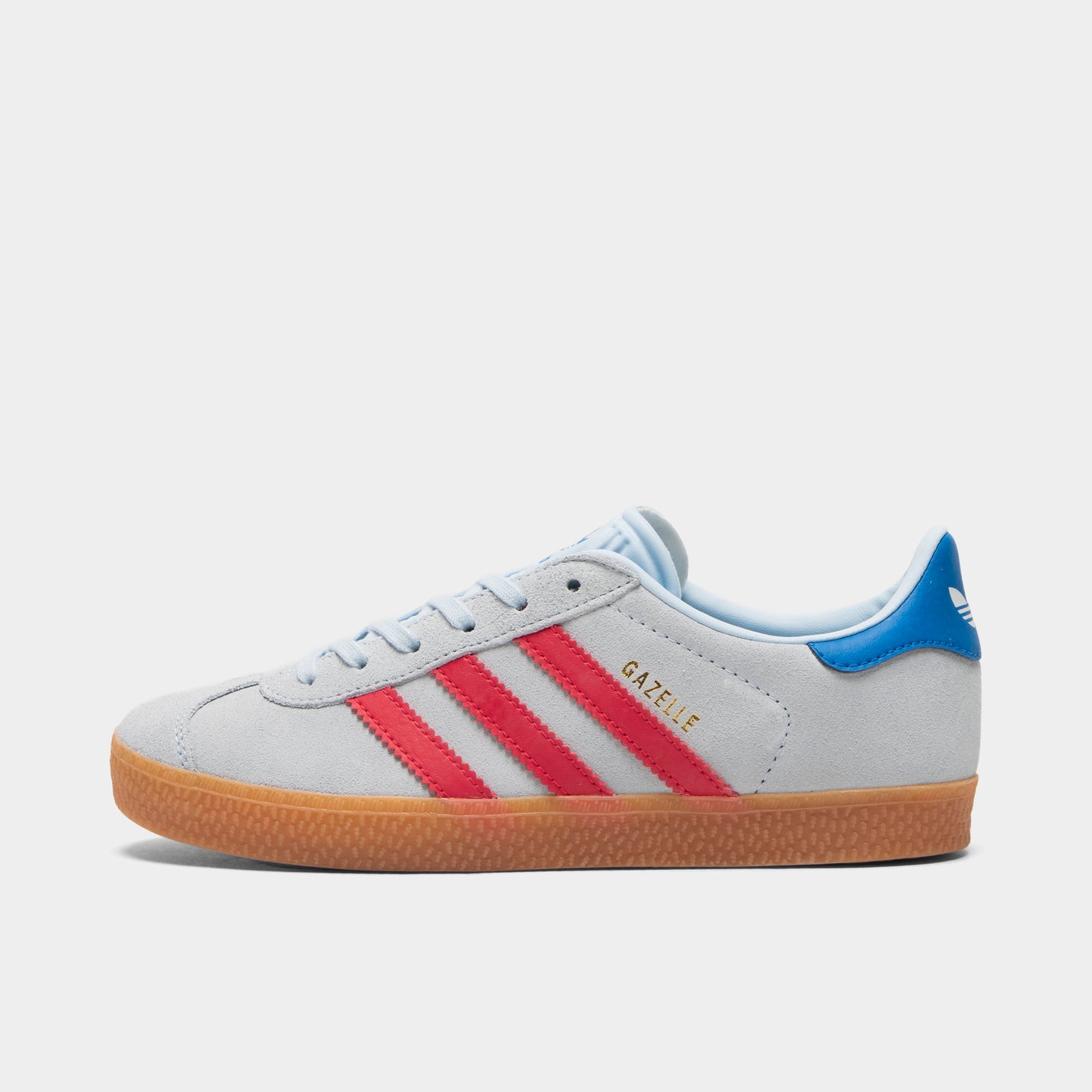 adidas Junior Gazelle Ciel Crystal / Rouge Semi Lucide - Bluebird