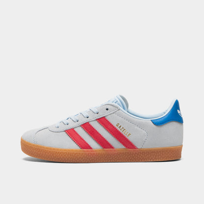 adidas Junior Gazelle Ciel Crystal / Rouge Semi Lucide - Bluebird