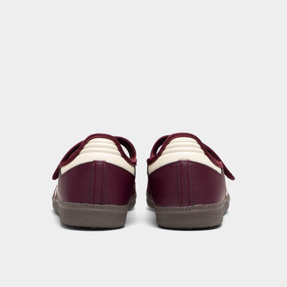 adidas Women's Samba Jane Maroon / Cream White - Gold Metallic