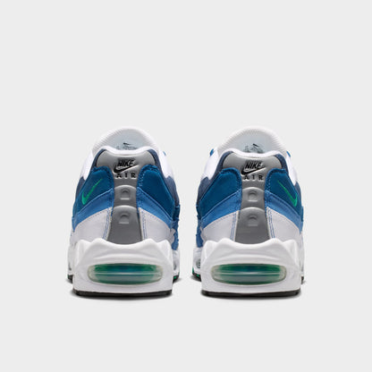 Nike Air Max 95 OG Blanc / Vert Émeraude - Bleu Lac