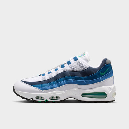 Nike Air Max 95 OG Blanc / Vert Émeraude - Bleu Lac