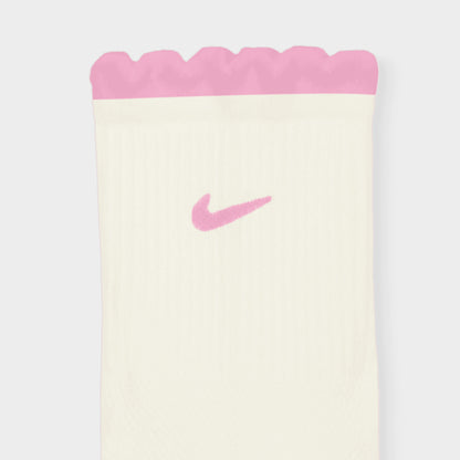 Chaussettes Nike Everyday Elevated Scallop Crew (lot de 2) Voile / Rose
