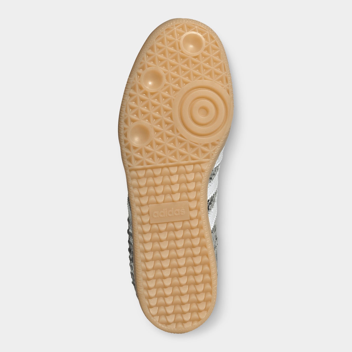 adidas Women's Samba Silver Metallic / White - Gum